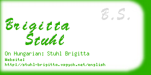 brigitta stuhl business card